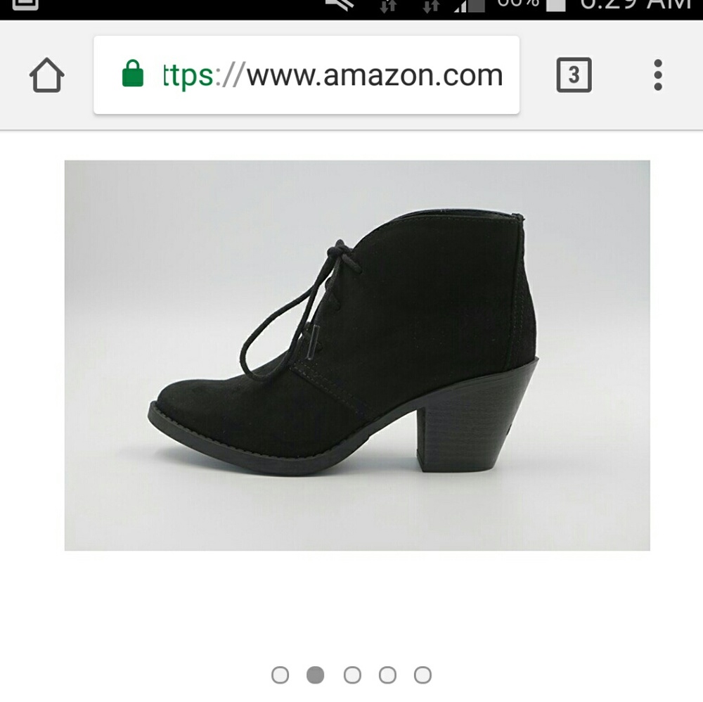 Lace up booties size 6